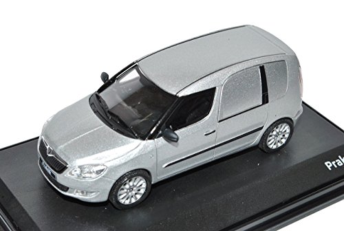 Abrex ?Koda Roomster Praktik Silber 1/43 Modell Auto mit individiuellem Wunschkennzeichen von Abrex