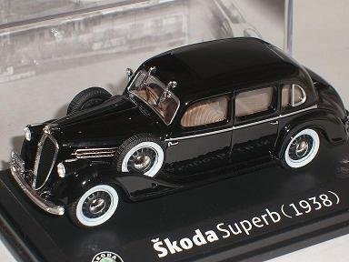 Abrex ?Koda Superb Super B 913 1938 Schwarz Metallic N 1/43 Modellauto Modell Auto von Abrex