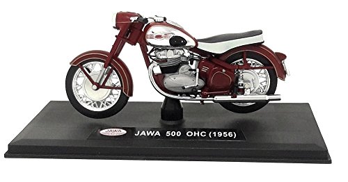 Abrex Modell Motorrad 1:18 Jawa 500 OH 1956 rot metall ca. 12 cm von Abrex