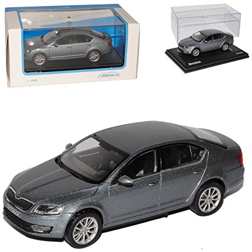 Abrex Skod. Octavia III Limousine Platin Grau Metallic Typ 5E Ab 2012 026CJ 1/43 Modell Auto von Abrex