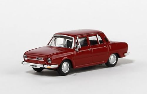 Abrex Skoda 110L (1973) 1:72 Präzise gefertigte Replikate für Sammler – Realistische Details und hochwertige Verarbeitung für Ihre Modellauto-Sammlung Rubinrot von Abrex