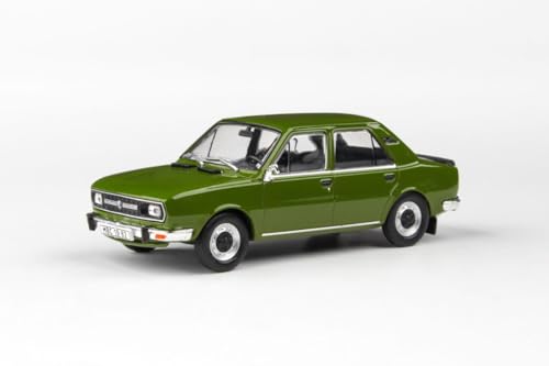 Abrex Skoda 120L (1982) 1:43 Präzise gefertigte Replikate für Sammler – Realistische Details und hochwertige Verarbeitung für Ihre Modellauto-Sammlung Grün Olive von Abrex