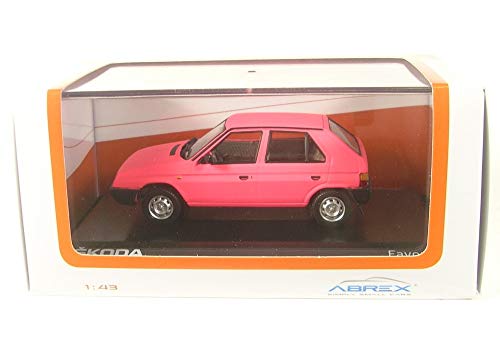 Abrex Skoda Favorit 136L (1988) 1:43 Präzise gefertigte Replikate für Sammler – Realistische Details und hochwertige Verarbeitung für Ihre Modellauto-Sammlung Růžová Matná von Abrex