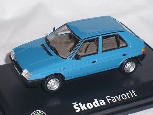 Abrex ?Koda Favorit 1987 136l 136 L 143abs-708lu ?Koda Blue 1/43 Modellauto Modell Auto von Abrex