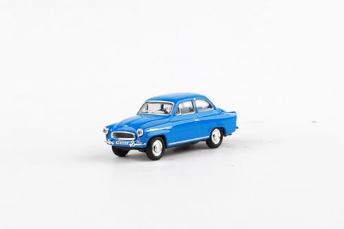 Abrex Skoda Octavia (1963) 1:72 Präzise gefertigte Replikate für Sammler – Realistische Details und hochwertige Verarbeitung für Ihre Modellauto-Sammlung Blau von Abrex