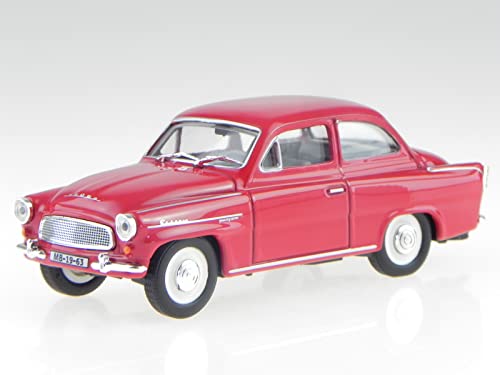 Abrex Skoda Octavia 1963 dunkel rot Modellauto 143ABS-704BB 1:43 von Abrex