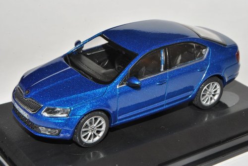 Abrex ?Koda Octavia III Limousine Blau Race Metallic Typ 5E Ab 2012 026KD 1/43 Modell Auto mit individiuellem Wunschkennzeichen von Abrex