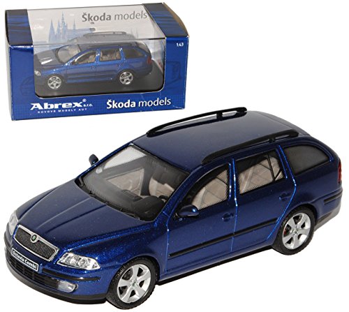 Abrex ?Koda Octavia ii 2 Kombi Combi Sea Blue Metallic Blau 143ab002k 1/43 Modellauto Modell Auto von Abrex