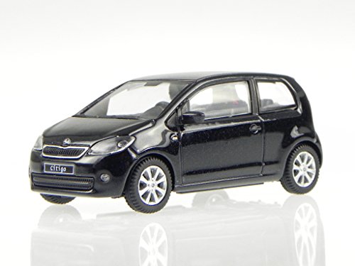 Skoda Citigo 3-Türer schwarz d-black Modellauto 143AB-021DA Abrex 1:43 von Abrex