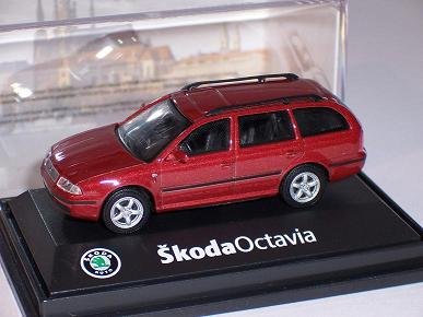 Abrex ?Koda Octavia 1 i Combi Tour Kombi Rot Red Flamenco Met 171abd005j 1/72 Modellauto Modell Auto von Abrex