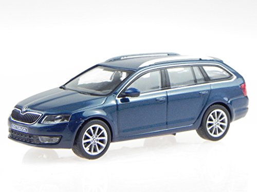 Skoda Octavia 3 Combi 2013 lava blau Modellauto 143AB-027KJ Abrex 1:43 von Abrex