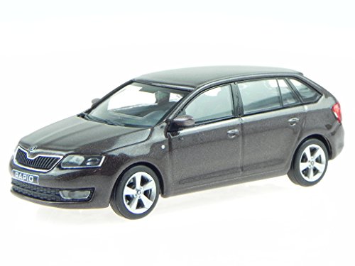 Skoda Rapid Spaceback topaz braun Modellauto 143AB-030YM Abrex 1:43 von Abrex