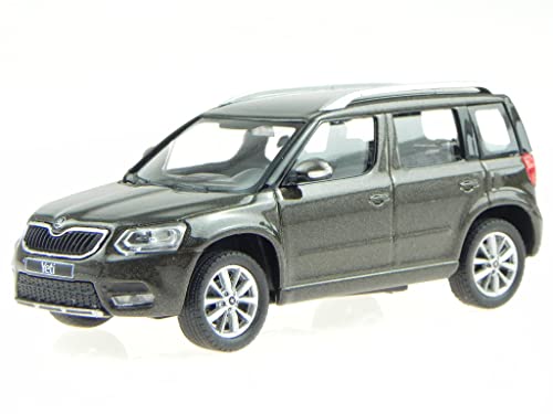 Skoda Yeti FL matto braun Modellauto 143AB-031YM Abrex 1:43 von Abrex