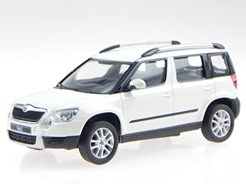 Skoda Yeti candy white Modellauto 143AB-014E Abrex 1:43 von Abrex