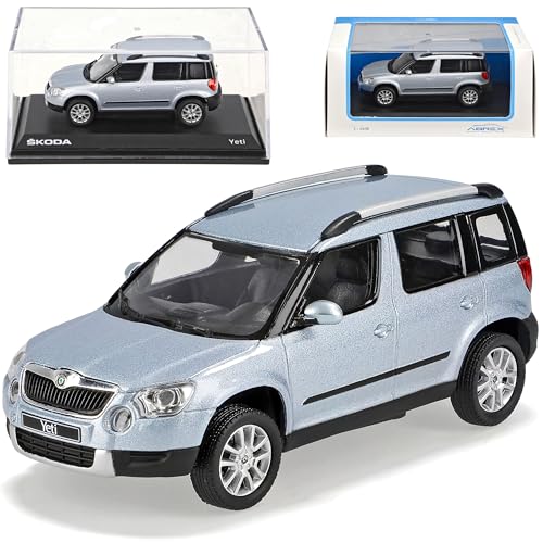 Unbekannt Skoda YETI 2009 143AB-014KG HELL BLAU METALLIC 1/43 ABREX MODELLAUTO Modell Auto von Unbekannt