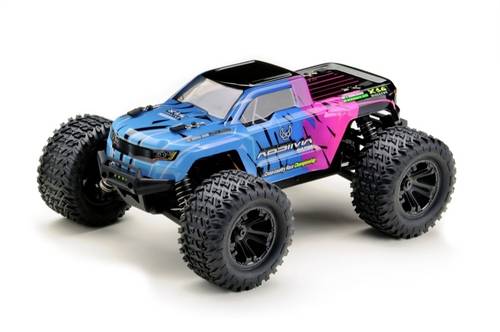 Absima MINI AMT Pink, Blau Brushed 1:16 RC Modellauto Elektro Monstertruck Allradantrieb (4WD) RtR 2 von Absima