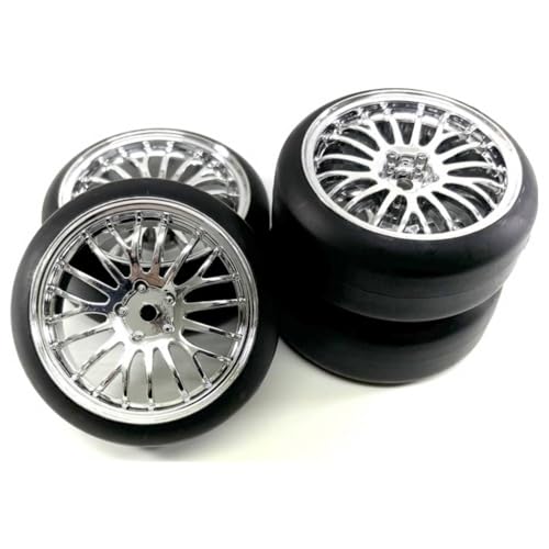 Absima 1:10 Straßenmodell Kompletträder Drift Chrom 4 St. Absima 1:10 Straßenmodell Kompletträder Drift Chrom 4 St. von Absima