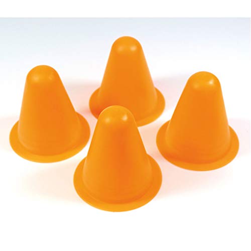 Absima 2320020 2320020-Absima Verkehrskegel Orange (4 St.) -Auto Modellbau-Gestaltungstool/Tuningteil im Maßstab 1:10, Mehrfarbig von Absima