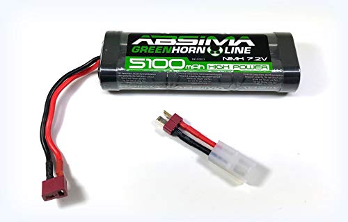 Absima 4100013 NiMH Akku Batterie, Grün von Absima