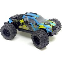 Absima Mini AMT Fluo Blau Brushless 1:16 RC Modellauto Elektro Monstertruck Allradantrieb (4WD) RtR 2,4 GHz von Absima
