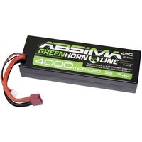 Absima Modellbau-Akkupack (LiPo) 7.4V 4000 mAh Zellen-Zahl: 2 45 C Box Hardcase T-Stecksystem von Absima