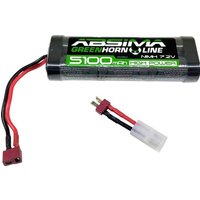 Absima Modellbau-Akkupack (NiMh) 7.2 V 5100 mAh Zellen-Zahl: 6 Hardcase T-Buchse, Tamiya-Buchse von Absima