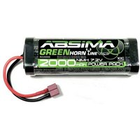 Absima Modellbau-Akkupack (NiMh) 7.2V 2000 mAh Softcase T-Stecker von Absima