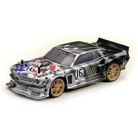 Absima Touring Car FIRST STEP SPEED PERFORMANCE FUN MAKER Neon, Grau Brushless 1:16 RC Modellauto Elektro Tourenwagen Allradantrieb (4WD) RtR 2,4 GHz von Absima