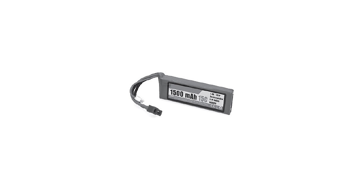 Li-Po Batterie 7.4V/15C 1500mAh orange/schwarz Li-Po Batterie 7.4V/15C 1500mAh orange/schwarz von Absima