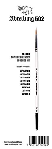 Abteilung 502 ABT850-0 - Pinsel - Round Brush Marta Kolinsky 0 - Neu von Abteilung 502