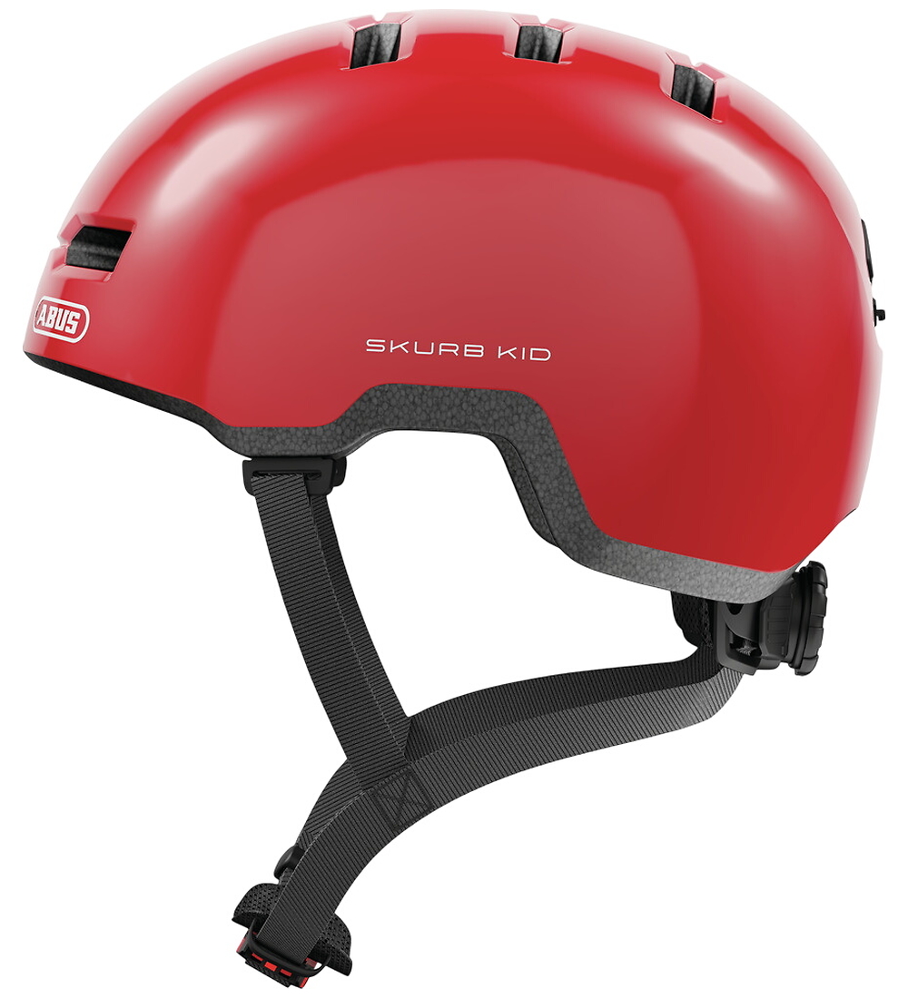 Abus Fahrradhelm - Skurb Kid - Glänzend Rot - Abus - 45-51 cm - Fahrradhelme von Abus