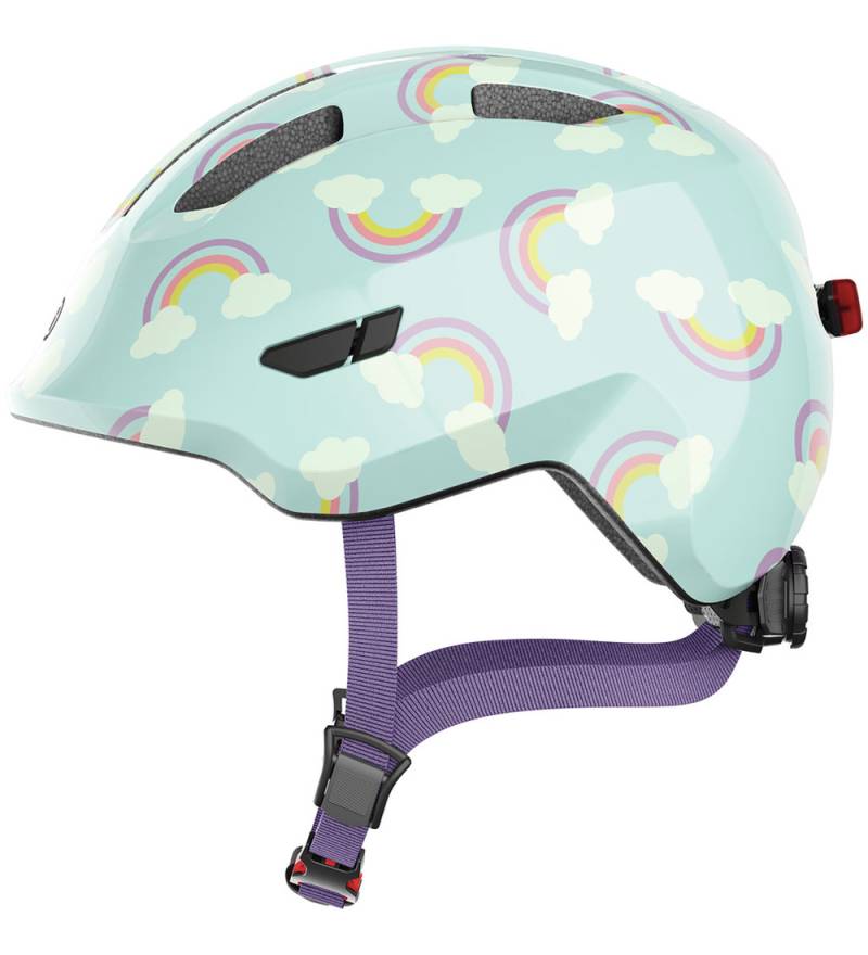 Abus Fahrradhelm - Smiley 3.0 LED - Blue Rainbow - Abus - 51-55 cm - Fahrradhelme Abus Fahrradhelm - Smiley 3.0 LED - Blue Rainbow - Abus - 51-55 cm - Fahrradhelme von Abus