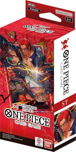 One Piece Card Game - ST-23 Red Shanks - Französische Version - Enthält 1 Booster von OP11 - lebendige Fäuste wie der Blitz von Abysse Corp