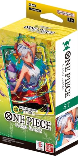 One Piece Card Game - ST-28 Green/Yellow Yamato - Französische Version - Enthält 1 Booster von OP11 - lebendige Fäuste wie der Blitz von Abysse Corp