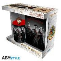 HARRY POTTER - Tasse 320ml + Schlüsselanhänger + Notizbuch Harry Ron Hermine von Abysse Corps