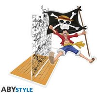 ONE PIECE - Acryl® Bookend - Luffy with his flag von Abysse Deutschland GmbH