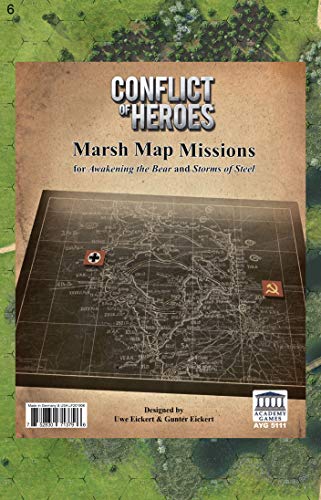 Academy Games - Conflict of Heroes Marsh Map Missions - Board Game - Ages 14 and Up - 2-4 Players - English Version von Academy Games