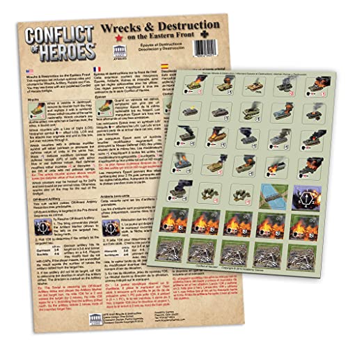 Academy Games - Conflict of Heroes Wrecks & Destruction on The Eastern Front Expansion - Board Game - Ages 14 and Up - 2-4 Players - English Version von Academy Games