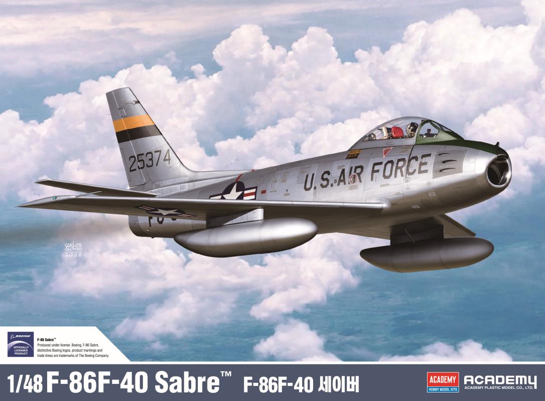 F-86F-40 Sabre F-86F-40 Sabre von Academy Plastic Model