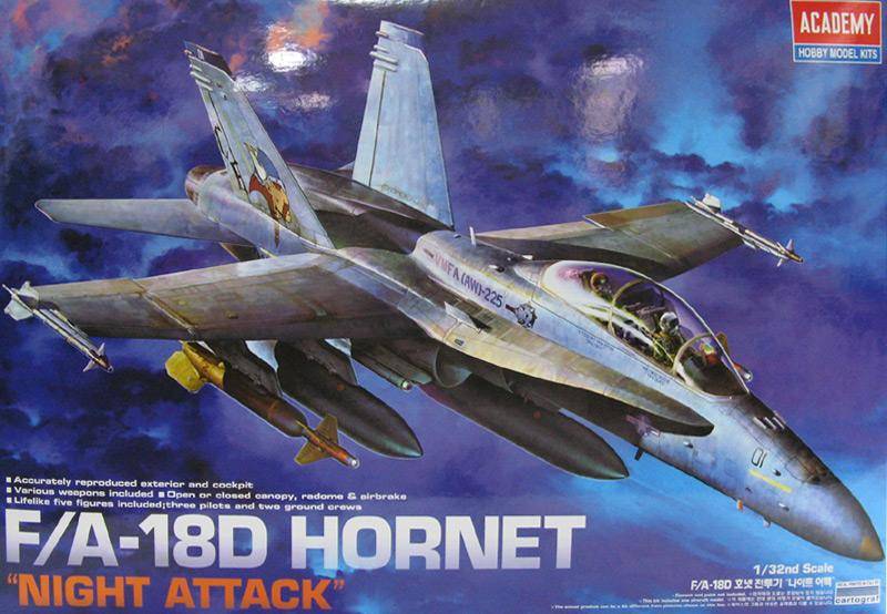 FA 18D Hornet Night Attack FA 18D Hornet Night Attack von Academy Plastic Model