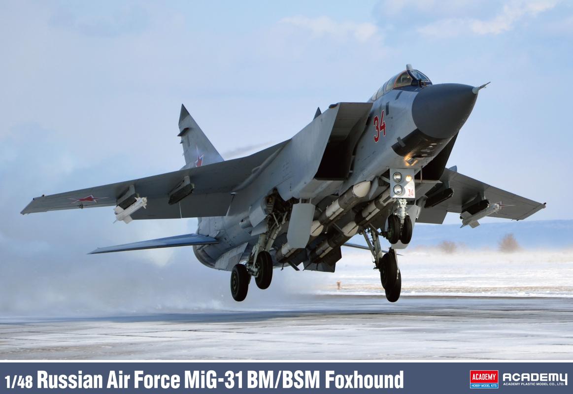 MiG 31 BM/BSM Foxhound MiG 31 BM/BSM Foxhound von Academy Plastic Model