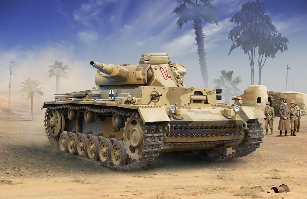 Panzer III Ausf. N, Afrika Korps von Academy Plastic Model