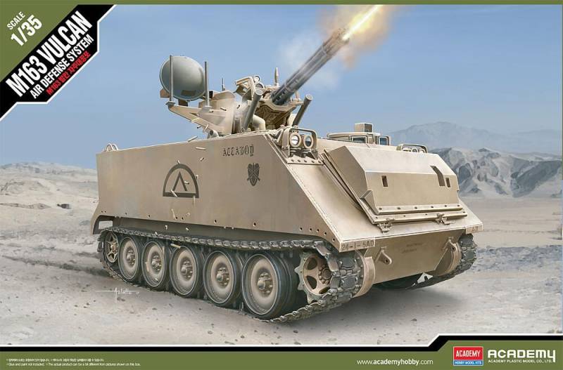 U.S.Army M163 Vulcan New von Academy Plastic Model