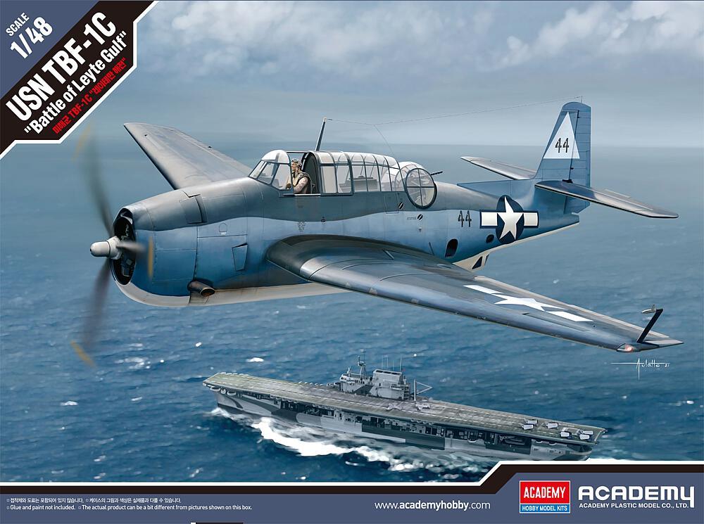 USN TBF-1C Schlacht im Leyte Golf USN TBF-1C Schlacht im Leyte Golf von Academy Plastic Model