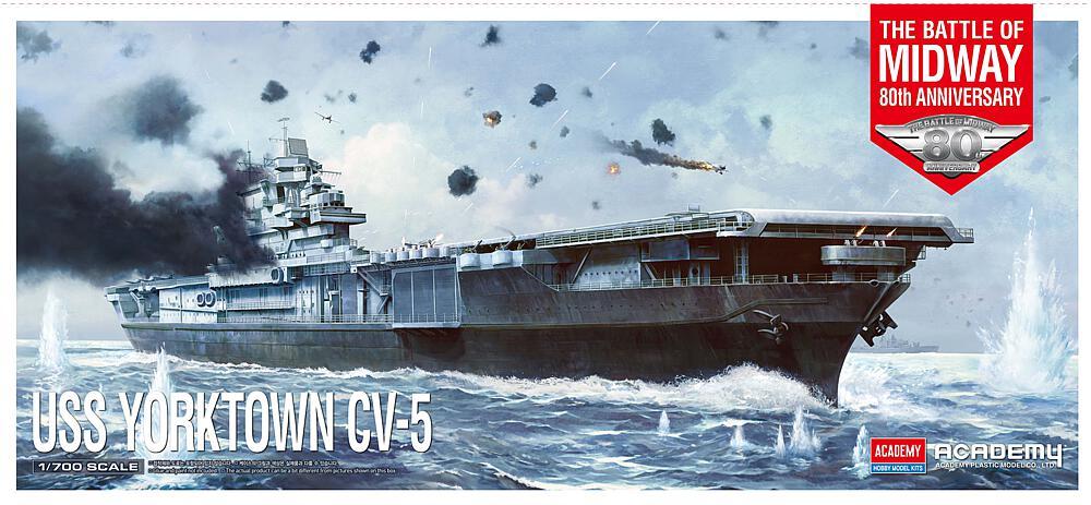 USS Yorktown CV-5 - Schlacht um Midway USS Yorktown CV-5 - Schlacht um Midway von Academy Plastic Model
