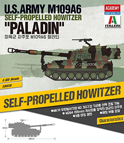 1/35 U.S. SELF-PROPELLED HOWITZER M109A6 "PALADIN" #13515 ACADEMY HOBBY MODEL von Academy
