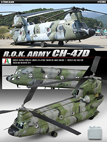 1/72 R.O.K. ARMY CH-47D ACADEMY MODEL KIT HELICOPTER #12503 Chinook ACADEMY HOBBY KITS von Academy