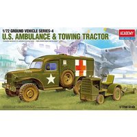 ACADEMY 13403 1:72 US Ambulanz und Zugmaschine von Academy