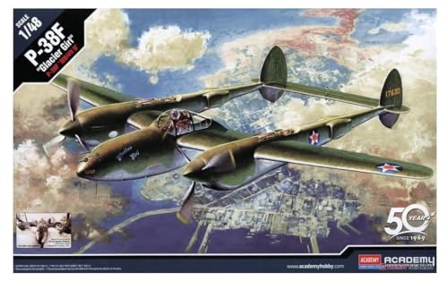 ACADEMY AC12208 Flugzeug 492208 1/48 P-38F Lighting Glacier Girl, Verschieden ACADEMY AC12208 Flugzeug 492208 1/48 P-38F Lighting Glacier Girl, Verschieden von ACADEMY