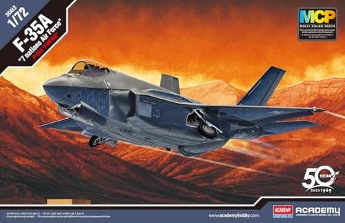 Academy 120116 1:72-F-35A AF Armee 492561 1/72 F-35A Seven Nation Air Force, Verschieden, Mittel von Academy